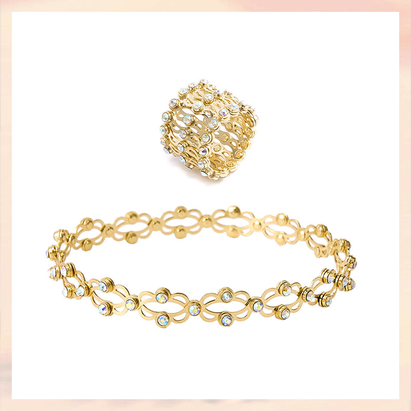 צמיד מגנטי מתכוונן שניים באחד