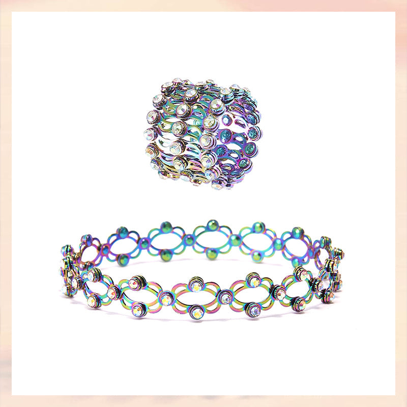 צמיד מגנטי מתכוונן שניים באחד