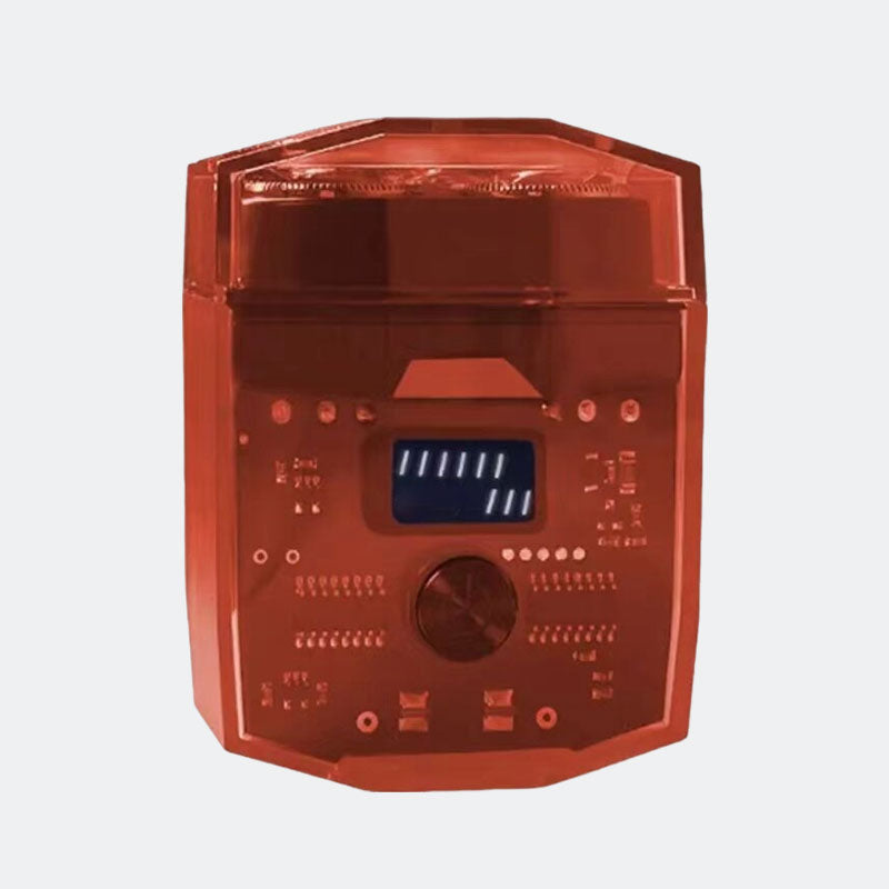 מכונת גילוח כפולה שקופה