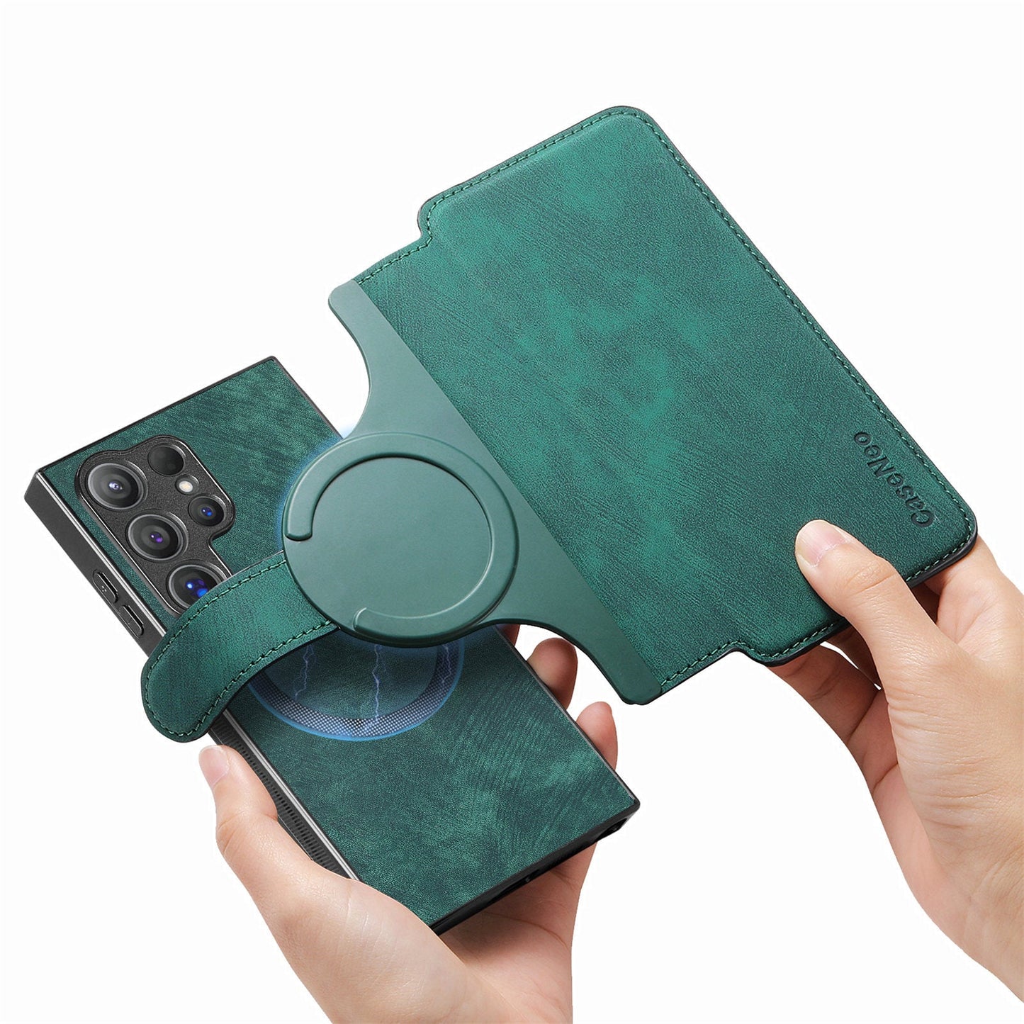 נרתיק 2 ב-1 לטלפון מגנטי, נשלף