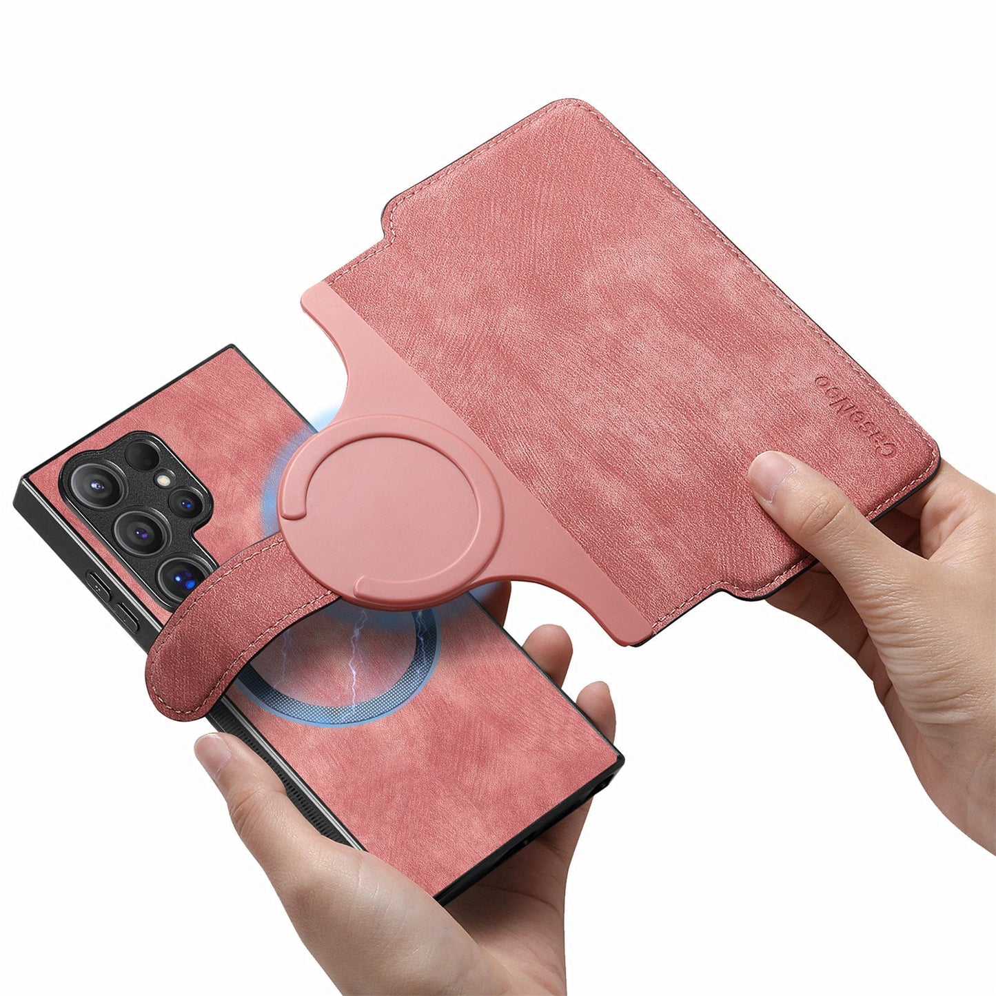 נרתיק 2 ב-1 לטלפון מגנטי, נשלף