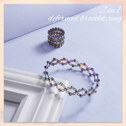 צמיד מגנטי מתכוונן שניים באחד