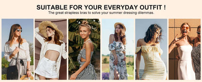 סגירה קדמית חלקה עם רצועות כתף וחזיית בנדאו