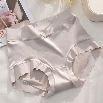 ( 🎁 מבצע חם לשנה החדשה 2025 70% הנחה🎁) שלם 1 קבל 2 (3 חבילה) פרימיום סאטן אנטיבקטריאלי קרח משי תחתונים מנדפים לחות