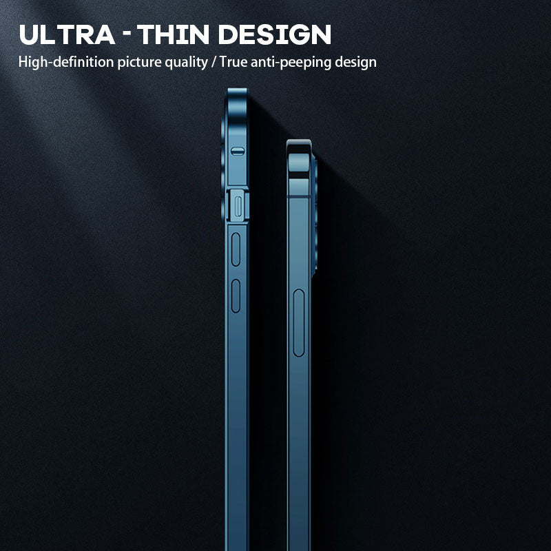 כיסוי לטלפון נייד מגנטי מזכוכית דו-צדדית נגד הצצה