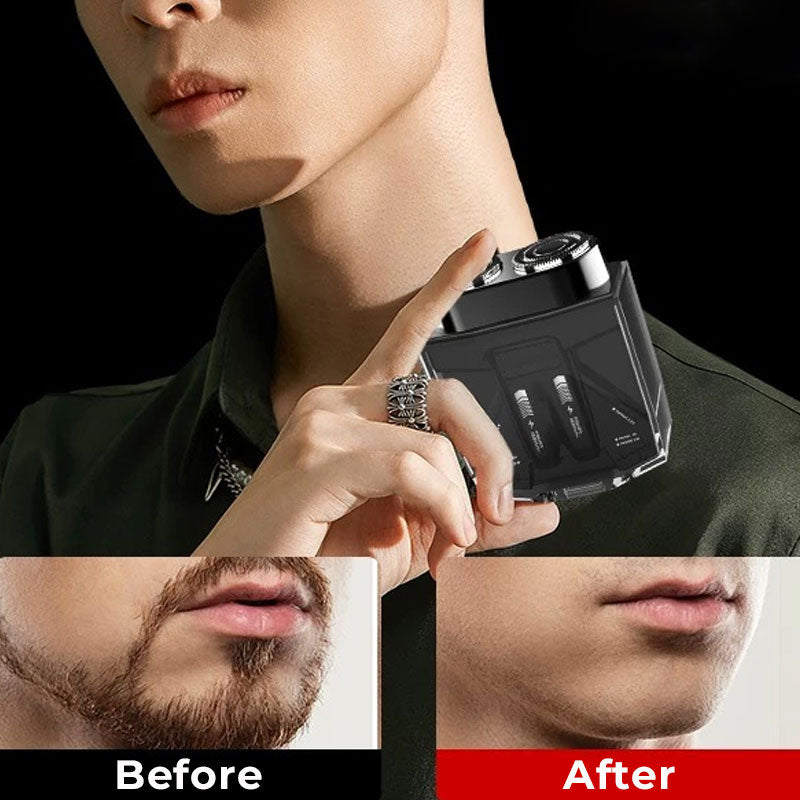 מכונת גילוח כפולה שקופה