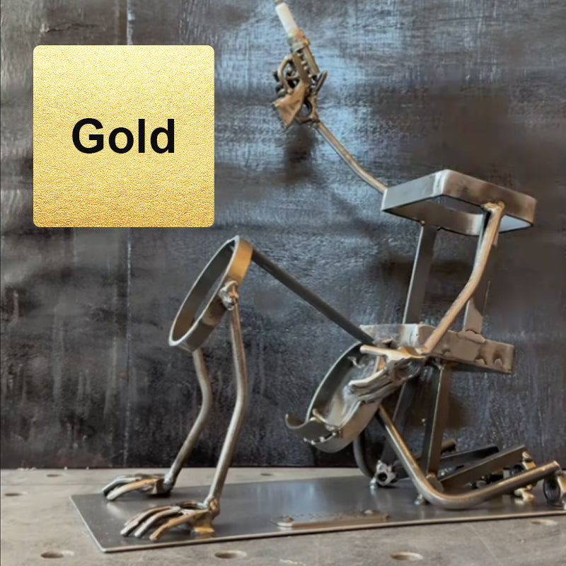 מתלה בקבוקי קולה ויין של גולגולת