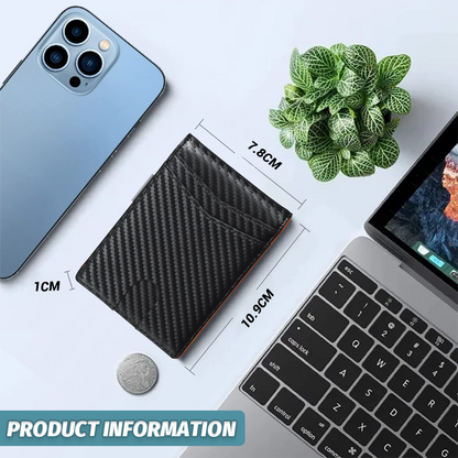 ארנק עור אלגנטי נגד גניבות לאנשי עסקים