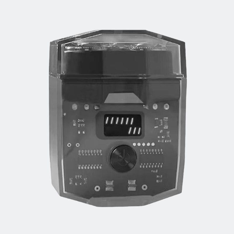 מכונת גילוח כפולה שקופה