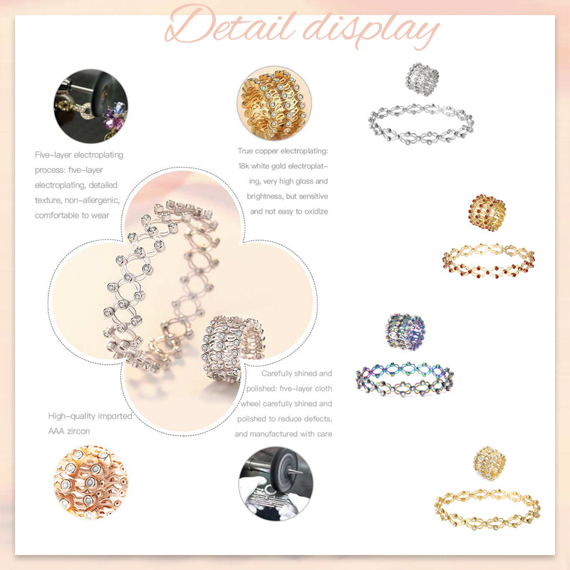 צמיד מגנטי מתכוונן שניים באחד