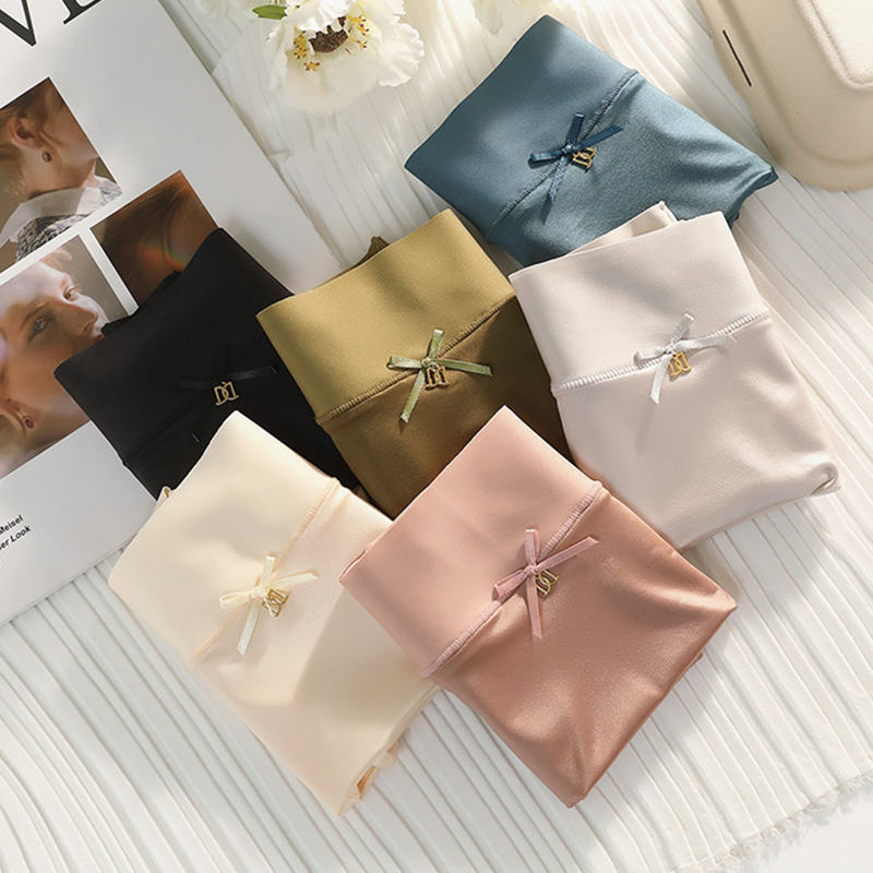 ( 🎁 מבצע חם לשנה החדשה 2025 70% הנחה🎁) שלם 1 קבל 2 (3 חבילה) פרימיום סאטן אנטיבקטריאלי קרח משי תחתונים מנדפים לחות