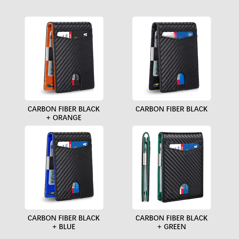 ארנק עור אלגנטי נגד גניבות לאנשי עסקים