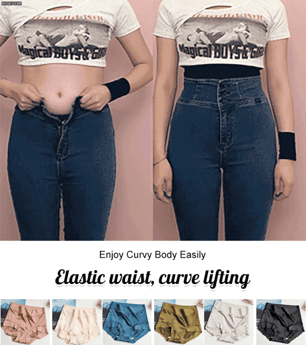 ( 🎁 מבצע חם לשנה החדשה 2025 70% הנחה🎁) שלם 1 קבל 2 (3 חבילה) פרימיום סאטן אנטיבקטריאלי קרח משי תחתונים מנדפים לחות