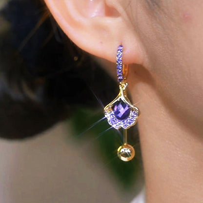 ⏳מבצע מוגבל בזמן💎עגילי עלי גינקו עדינים לנשים