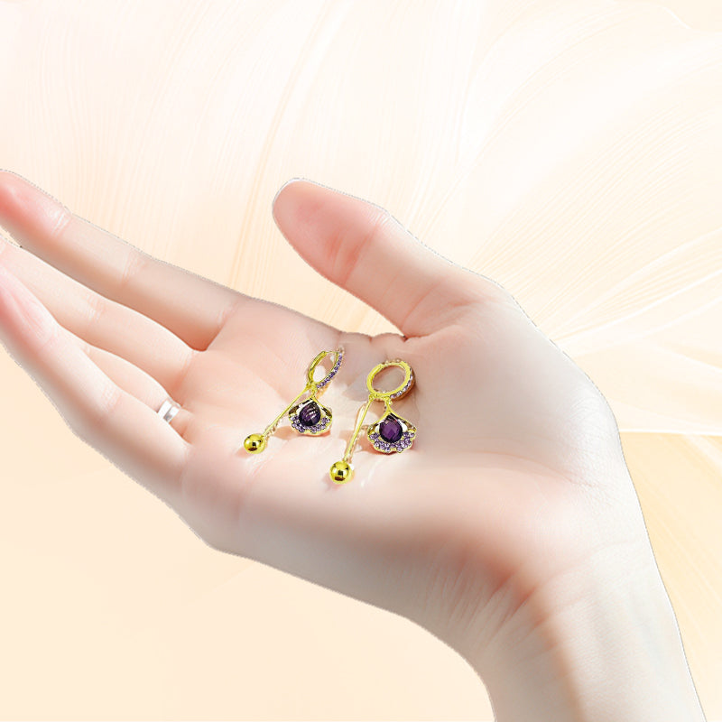 ⏳מבצע מוגבל בזמן💎עגילי עלי גינקו עדינים לנשים